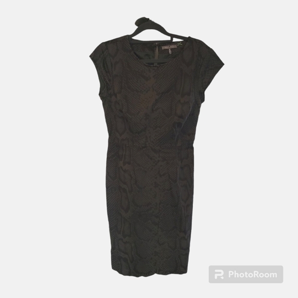 KRISTIN Davis snakeskin midi dress size 6 - Picture 1 of 7